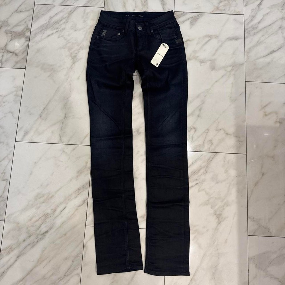 G-Star RAW Dark Wash Straight Leg Jeans | Women's Size 26 | Low Rise